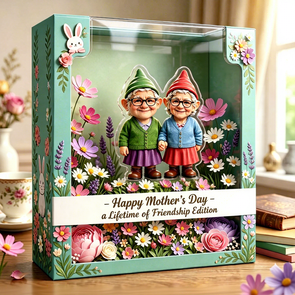 Custom Gnome From Any Photo - Personalized Gardening Acrylic Plaque for Best Friends