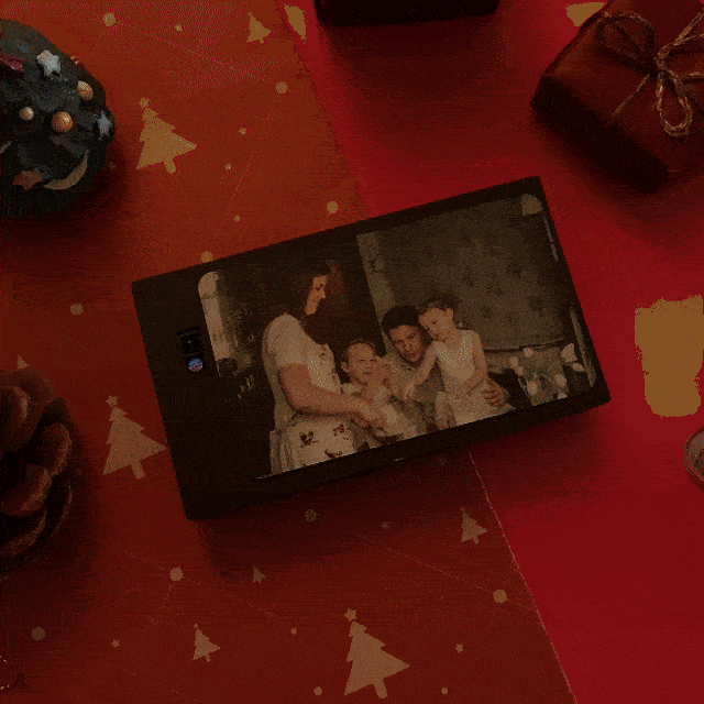 Custom Photo Hand-Sensing Fridge Magnet Personalized Fridge Magnet Christmas Gifts Family Gifts