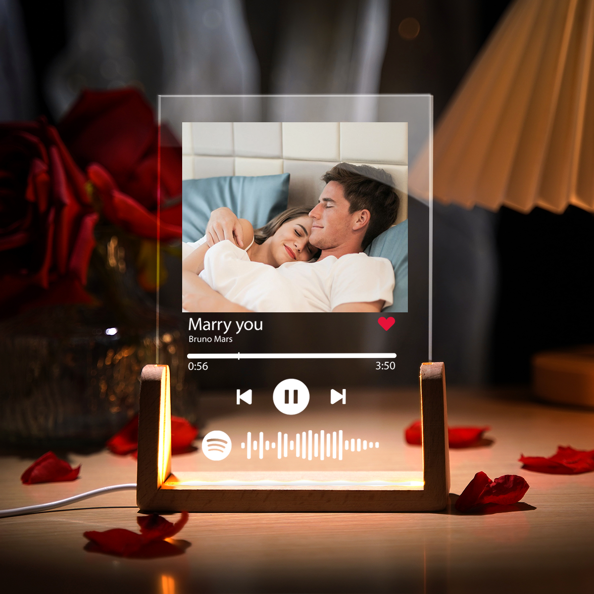 Custom Spotify Code Acrylic Nightlight/Plaque/Keychain