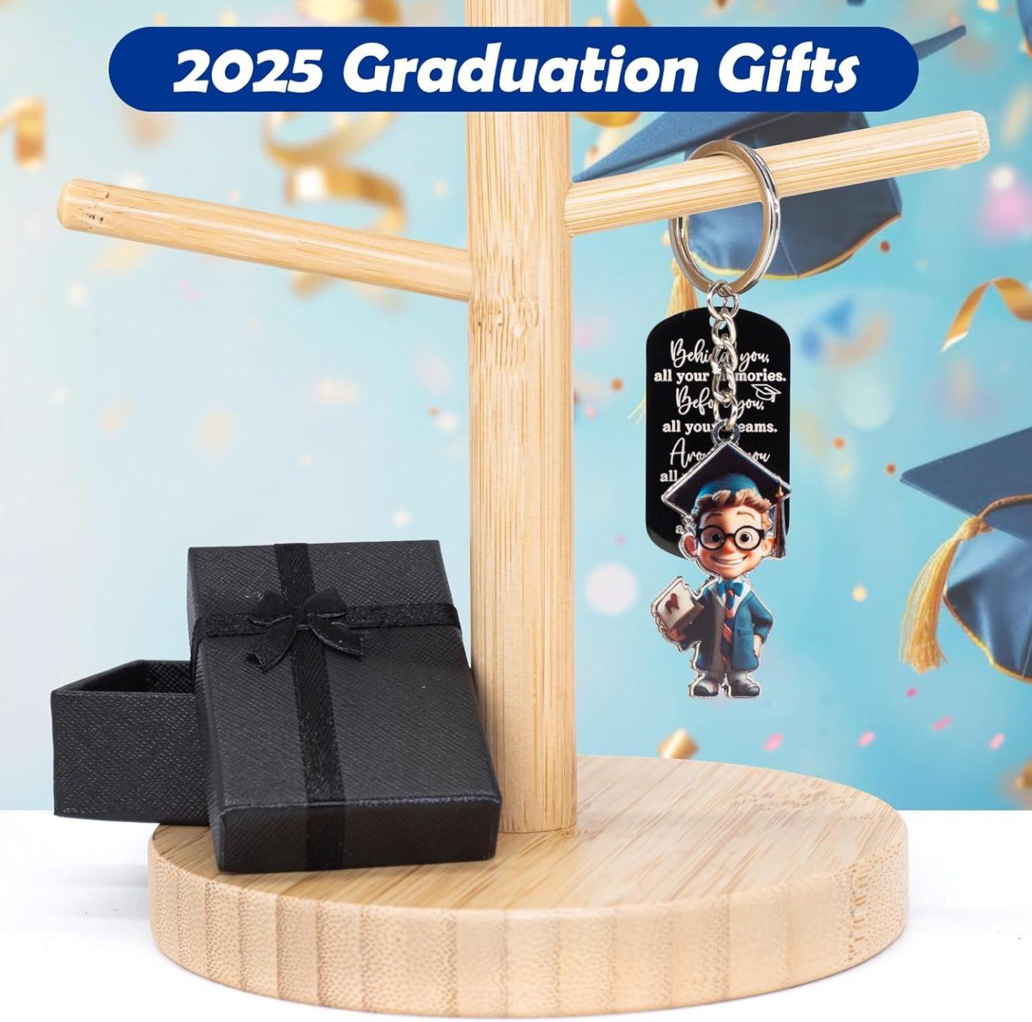 Class 2025 Graduation Gifts - Keychain for Her Girls Him Boys High School College Kindergarten Preschool