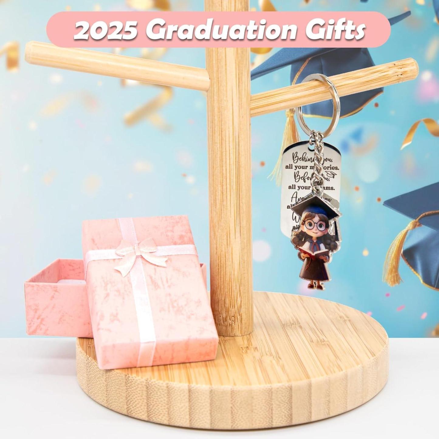 Class 2025 Graduation Gifts - Keychain for Her Girls Him Boys High School College Kindergarten Preschool