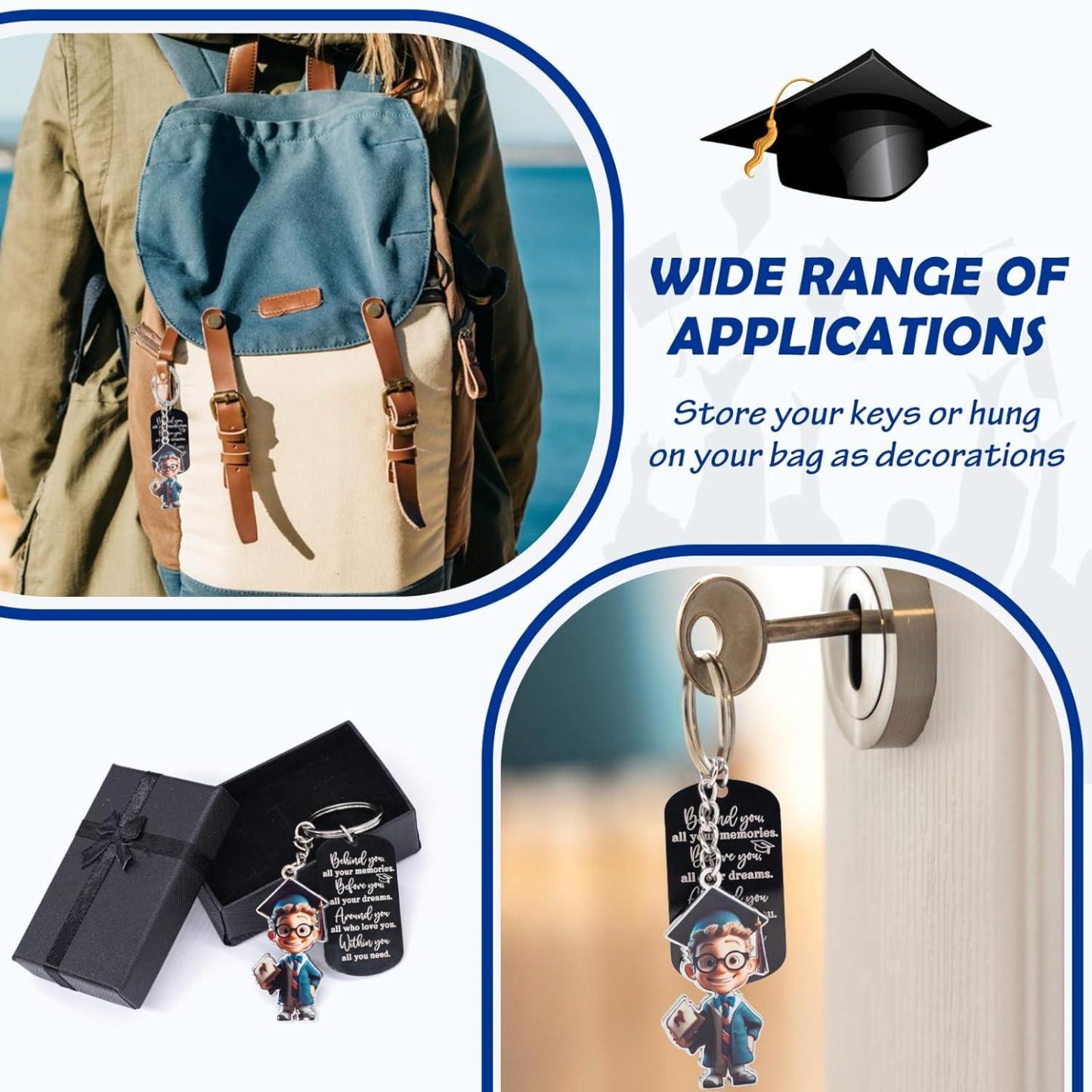 Class 2025 Graduation Gifts - Keychain for Her Girls Him Boys High School College Kindergarten Preschool