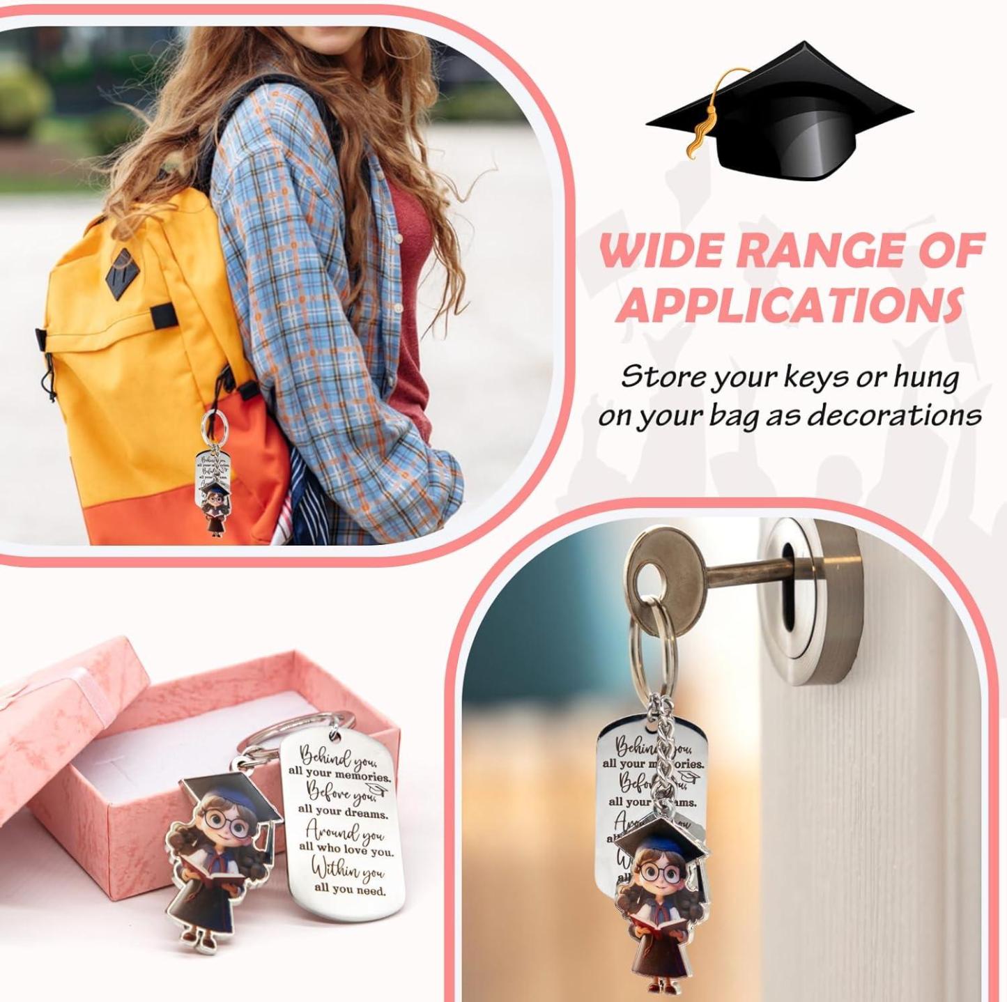 Class 2025 Graduation Gifts - Keychain for Her Girls Him Boys High School College Kindergarten Preschool