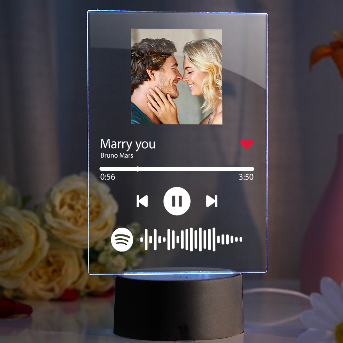 Custom Spotify Code Acrylic Nightlight/Plaque/Keychain