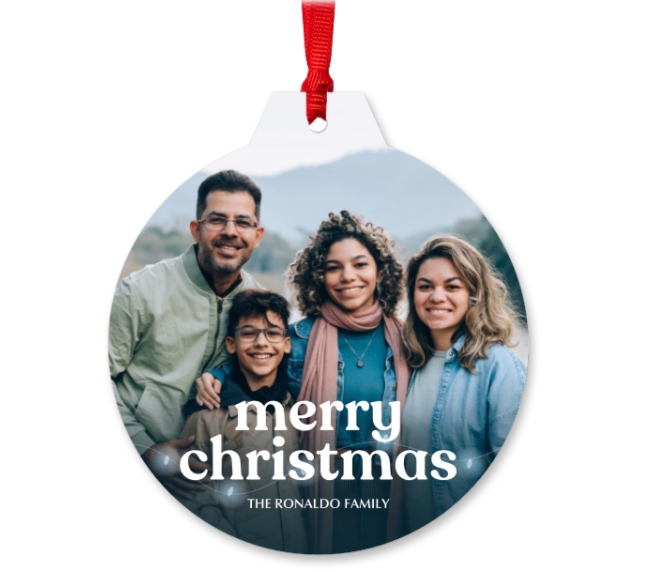 Custom Christmas Pendants Merry Christmas Personalized Gift Car Hanging