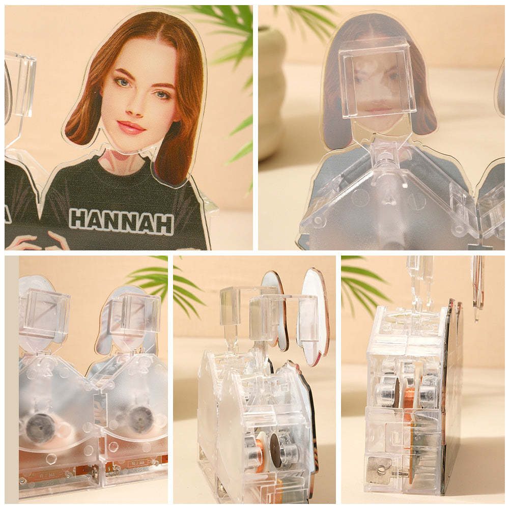 Personalized Face Shaking Head Standee Gift for Dad Mom -