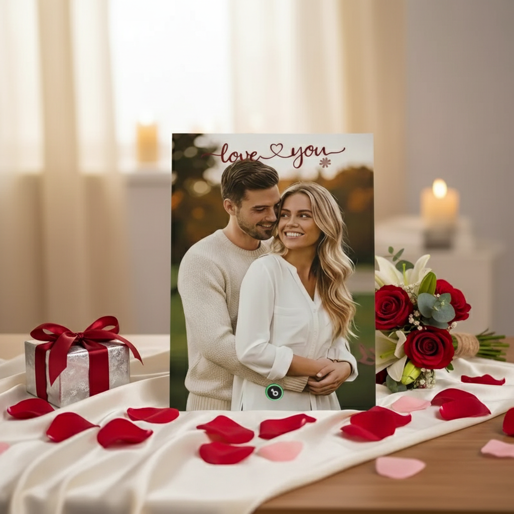 Personalized Photo Music Plaque - Custom Acrylic Song Plaque Gift for Anniversary Couples