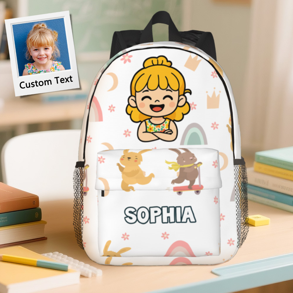 Custom Colorful School Bag Gift For Kids