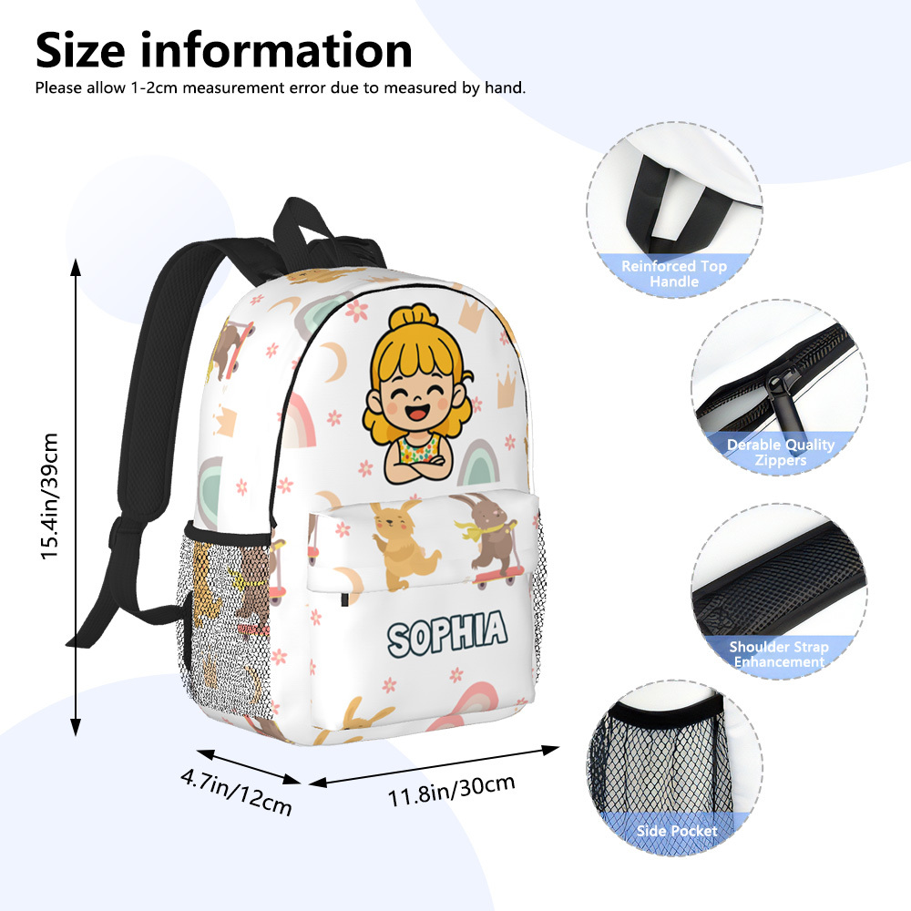 Custom Colorful School Bag Gift For Kids