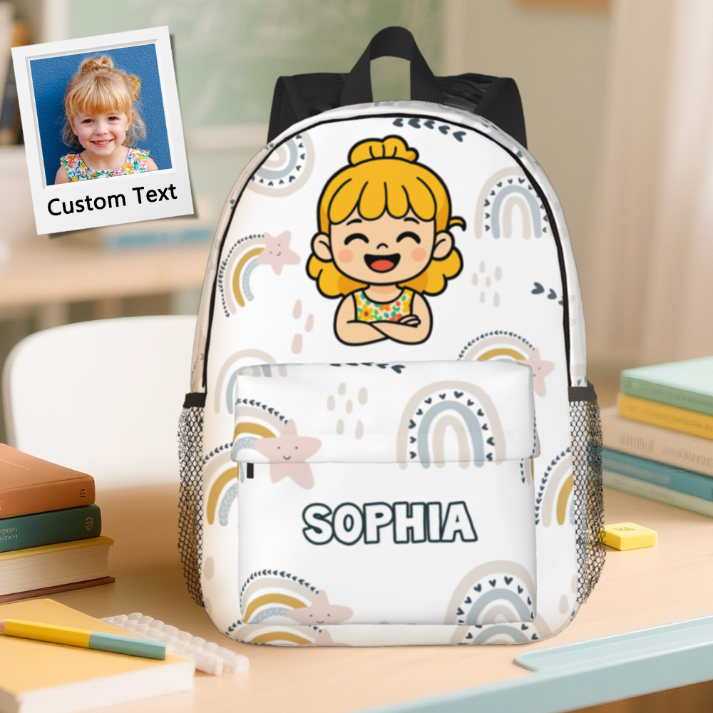 Custom Colorful School Bag Gift For Kids