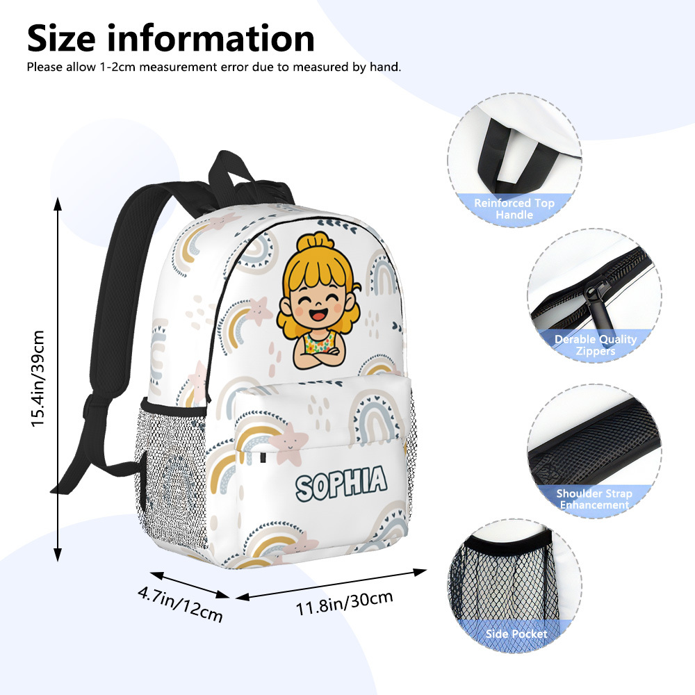 Custom Colorful School Bag Gift For Kids