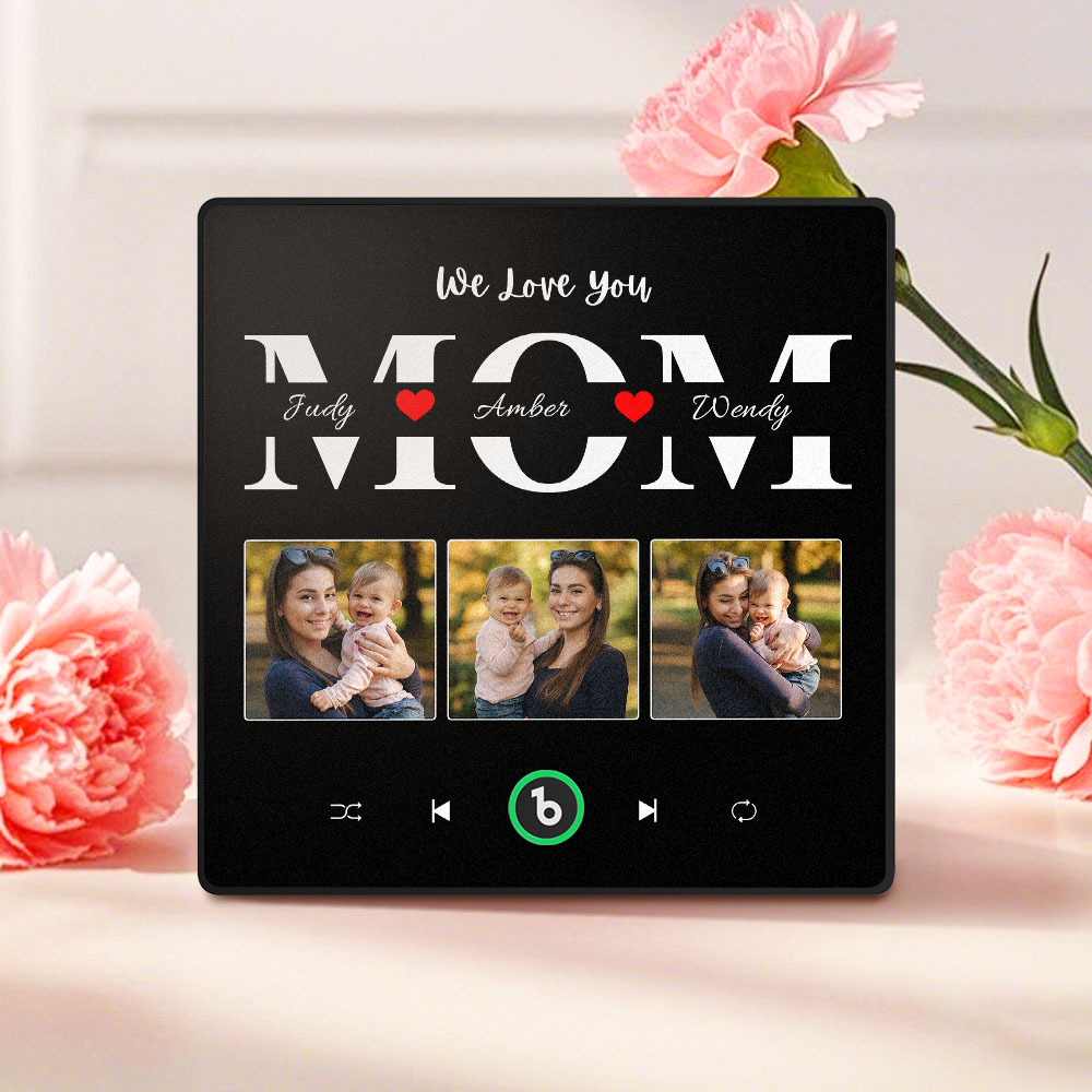 Personalized Music Fridge Magnet Mother's Day Gift Custom Music Magnets Can Play Songs Gift for Mom