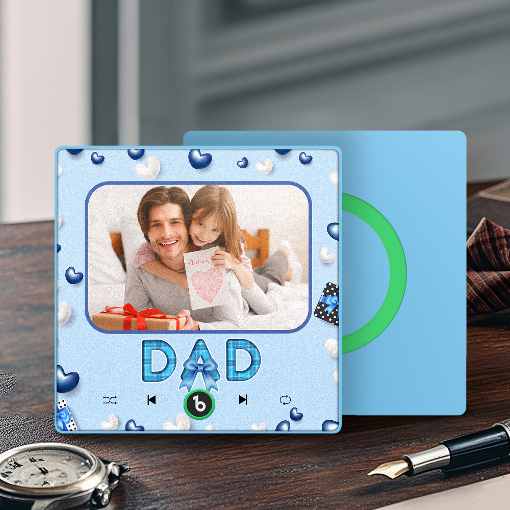 Personalized Best Dad Ever Music Fridge Magnet Father's Day Gift Custom Gift for Dad