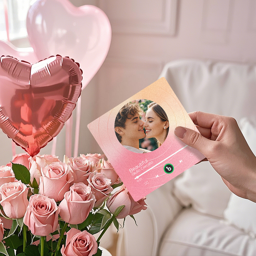 Custom Music Fridge Magnets Vinyl Records Colorful Frame Album Fridge Magnet Can Play Songs Gift