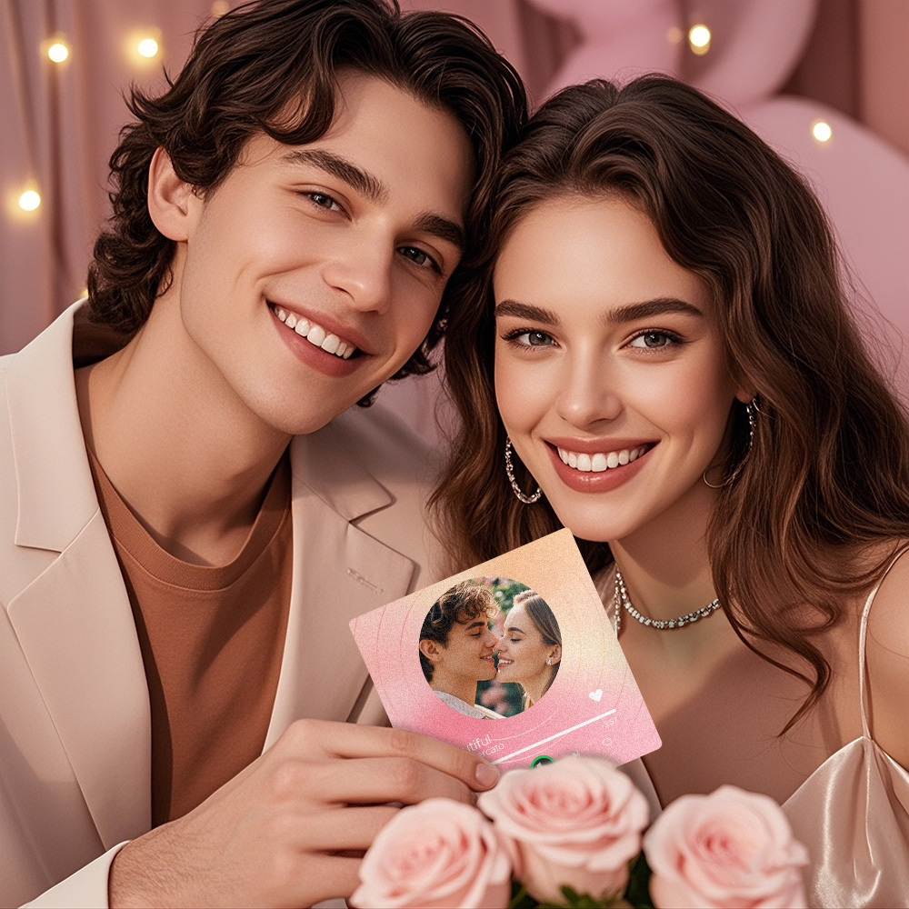 Custom Music Fridge Magnets Vinyl Records Colorful Frame Album Fridge Magnet Can Play Songs Gift