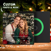 New 4.0 Upgrade Custom Music Fridge Magnet Christmas Gift Colorful Frame Album Fridge Magnet Can Play Songs	 Can Upload Your Music