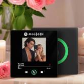 Custom Music Fridge Magnet with Colorful Frame Personalized Spotify and Photo Fridge Magnet That Can Be Played Song	 Can Upload Your Music