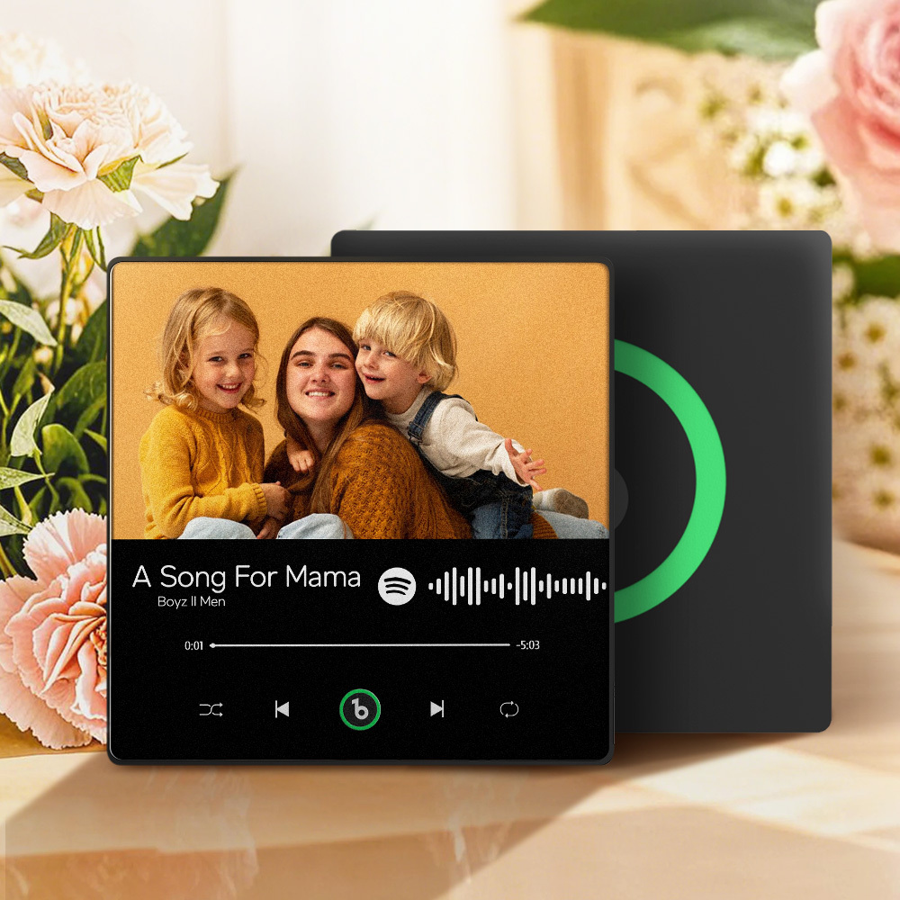 Mother's Day Gifts New 4.0 Upgrade Custom Music Fridge Magnet Colorful Frame Album Fridge Magnet Can Play Songs Gift for Mum