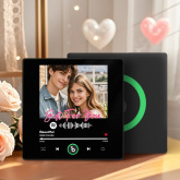 Custom Music Fridge Magnet with Colorful Frame Personalized Spotify Fridge Magnet with Photo Wedding Gift	 Can Upload Your Music