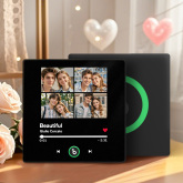 Custom Music Fridge Magnet with Colorful Frame Personalized Album Fridge Magnet That Can Be Played Song Unique Gift for Couple	 Can Upload Your Music