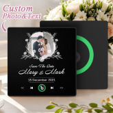 Music Fridge Magnet Custom Wedding Gifts for Couples Personalized Music Magnets Can Play Songs