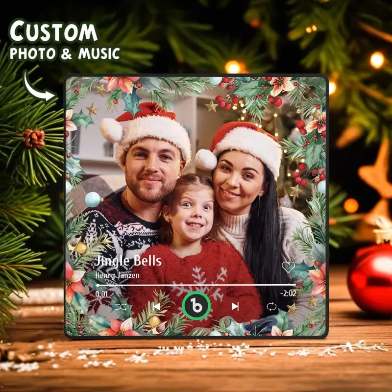 Personalized Spotify Album Music Fridge Magnet Christmas Gifts Custom Music Magnets Can Play Songs