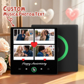 Personalized Photos Music Fridge Magnet Gifts for Couple Custom Music Magnets Can Play Songs Anniversary Gifts