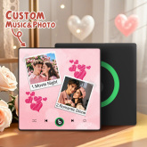 Personalized Photo Music Fridge Magnet Custom Music Magnets Can Play Songs Valentine's Day Gifts