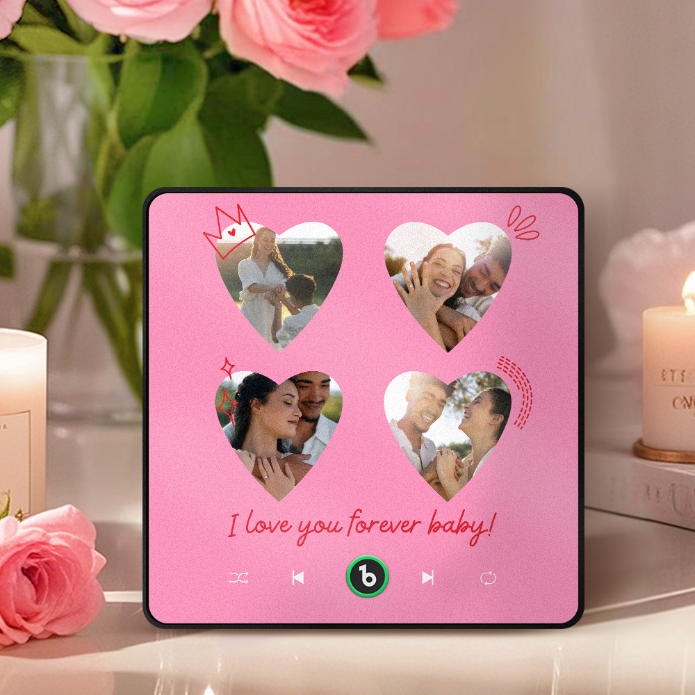 Personalized Photos Memories of Love Music Magnet Custom Music Magnets Can Play Songs Valentine's Day Gifts