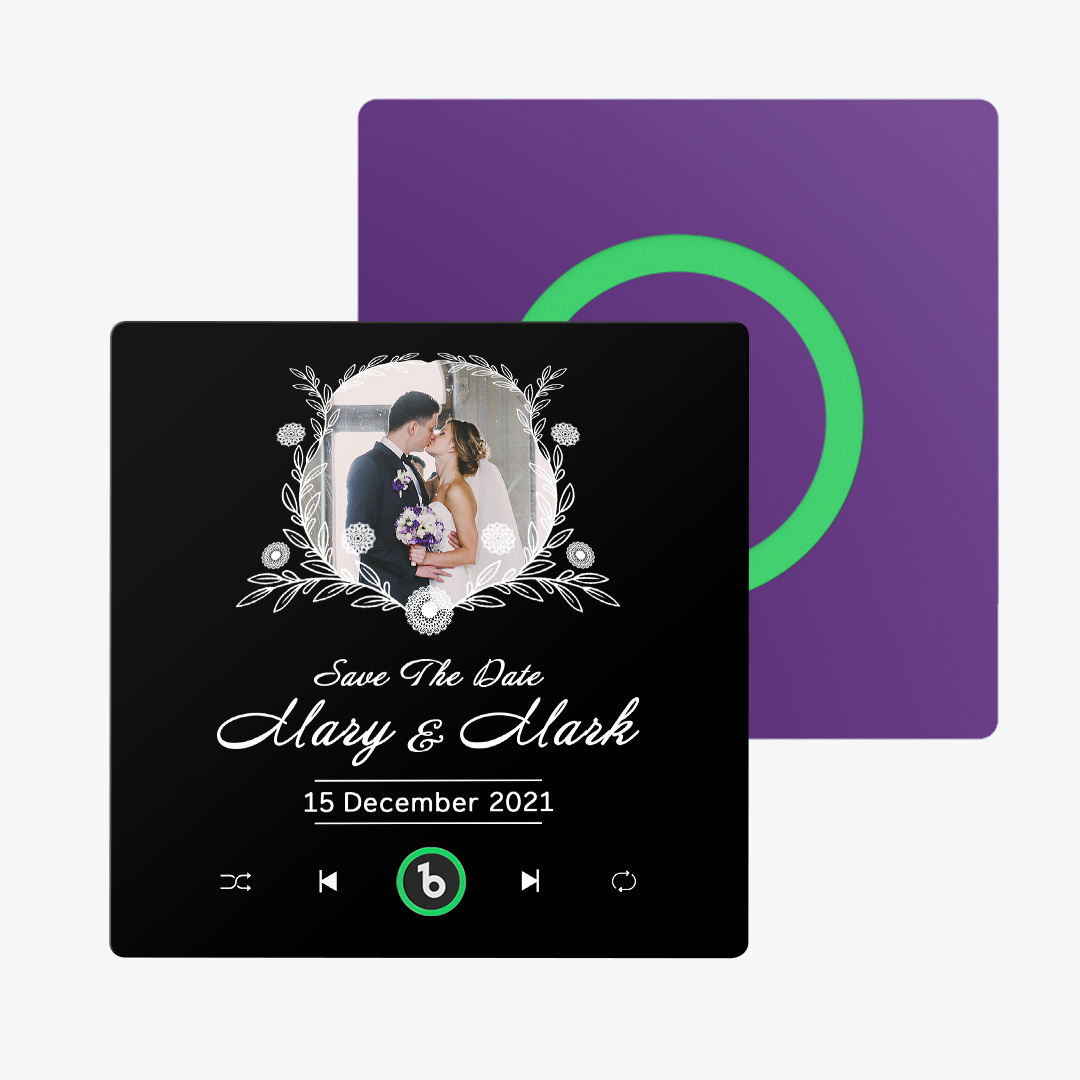 Music Fridge Magnet Custom Wedding Gifts for Couples Personalized Music Magnets Can Play Songs