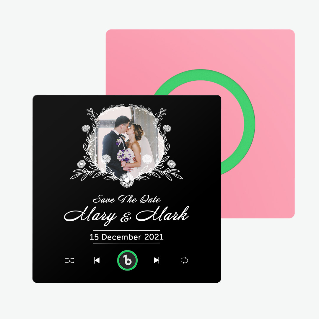 Music Fridge Magnet Custom Wedding Gifts for Couples Personalized Music Magnets Can Play Songs