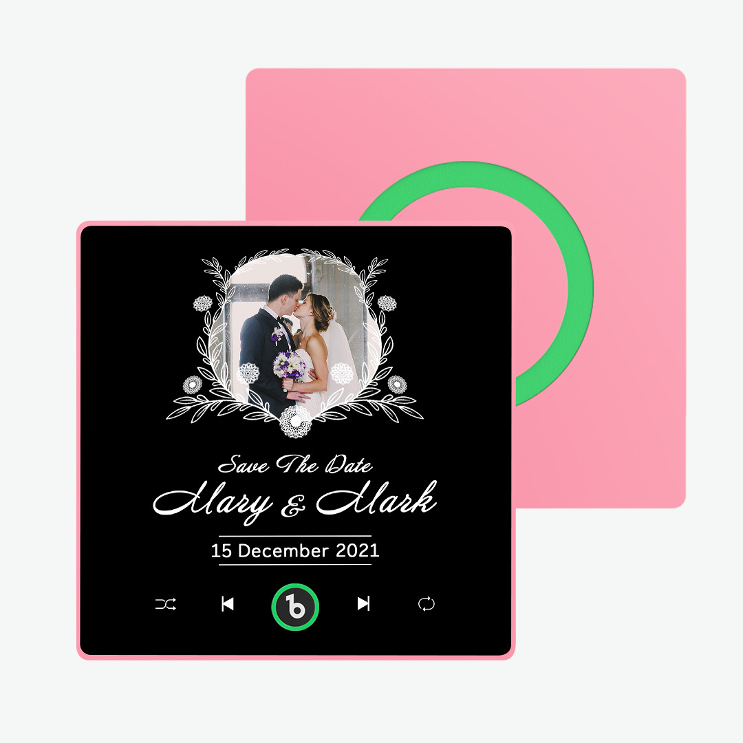 Music Fridge Magnet Custom Wedding Gifts for Couples Personalized Music Magnets Can Play Songs