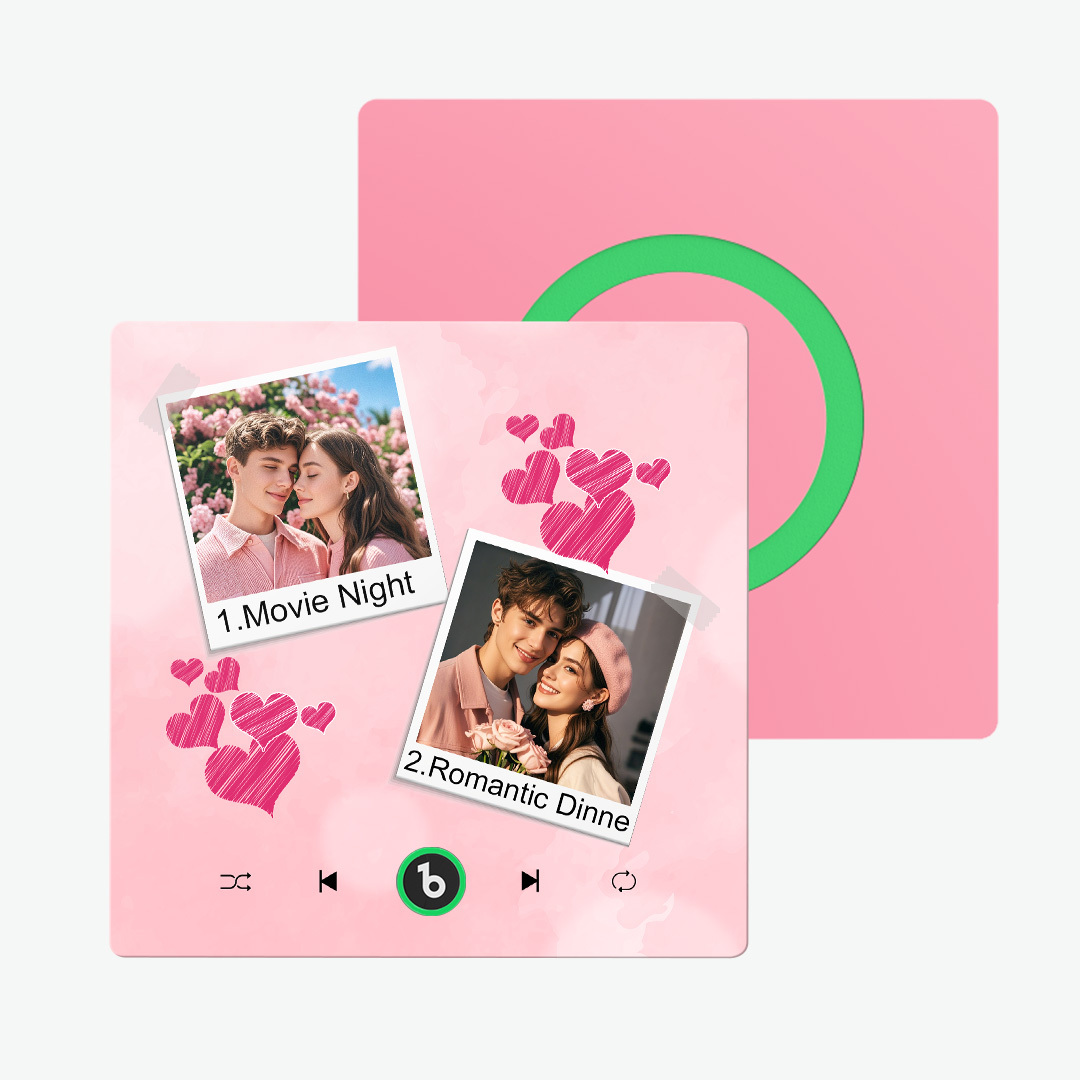 Personalized Photo Music Fridge Magnet Custom Music Magnets Can Play Songs Valentine's Day Gifts