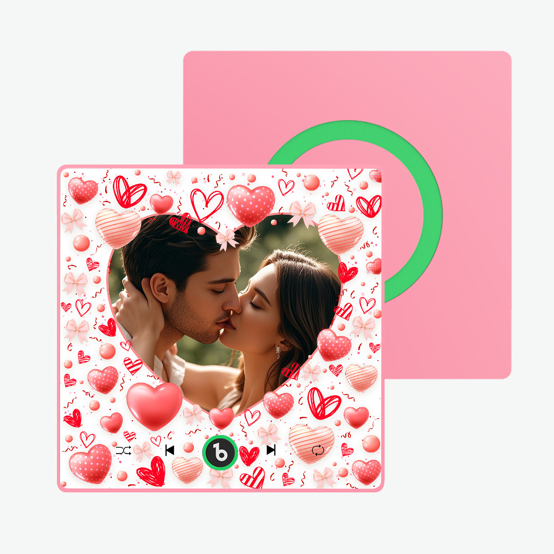 Personalized I Love You Music Fridge Magnet Valentine's Day Gifts Custom Music Magnets Can Play Songs