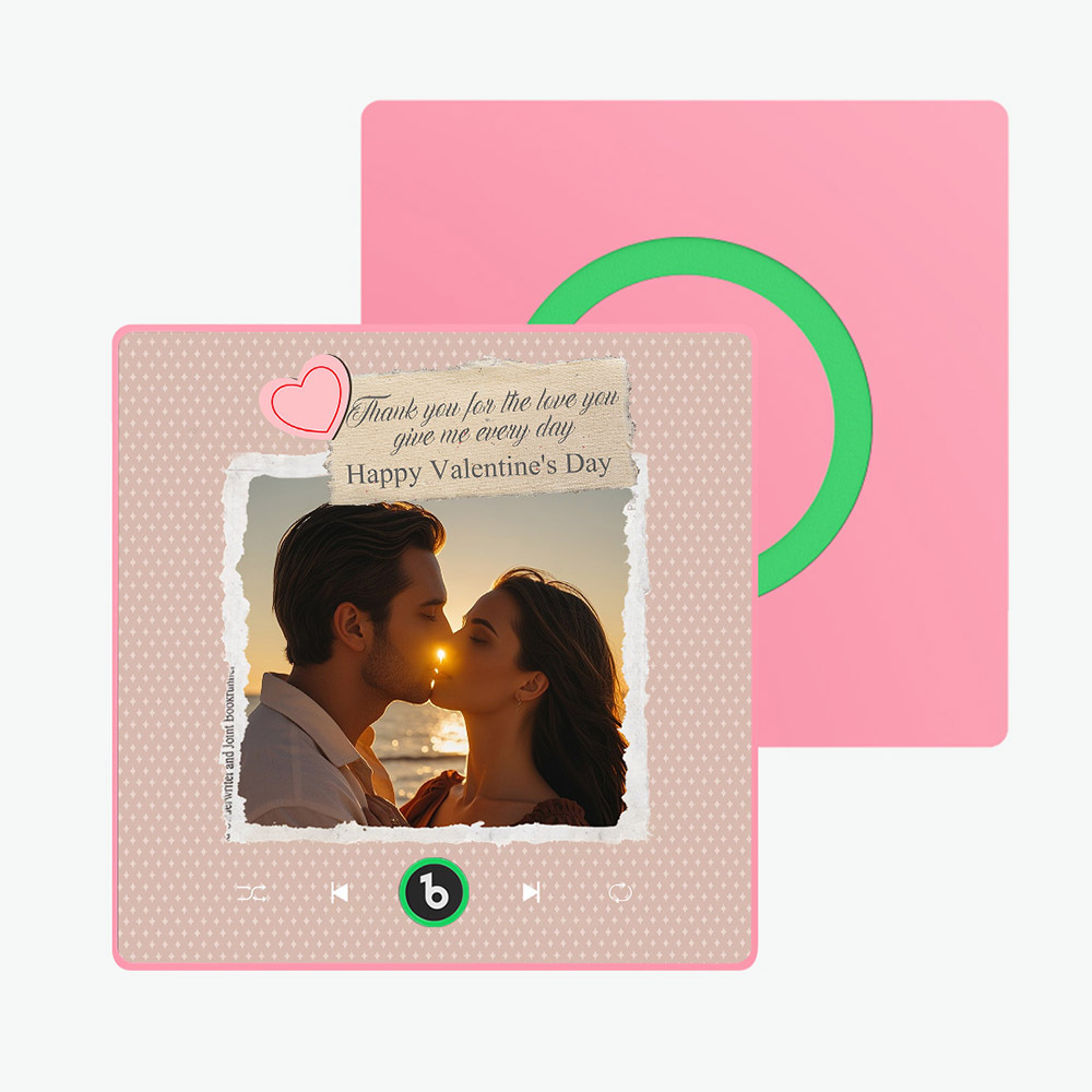 Personalized Photo Eternal Love Music Magnet Valentine's Day Gifts Custom Music Magnets Can Play Songs
