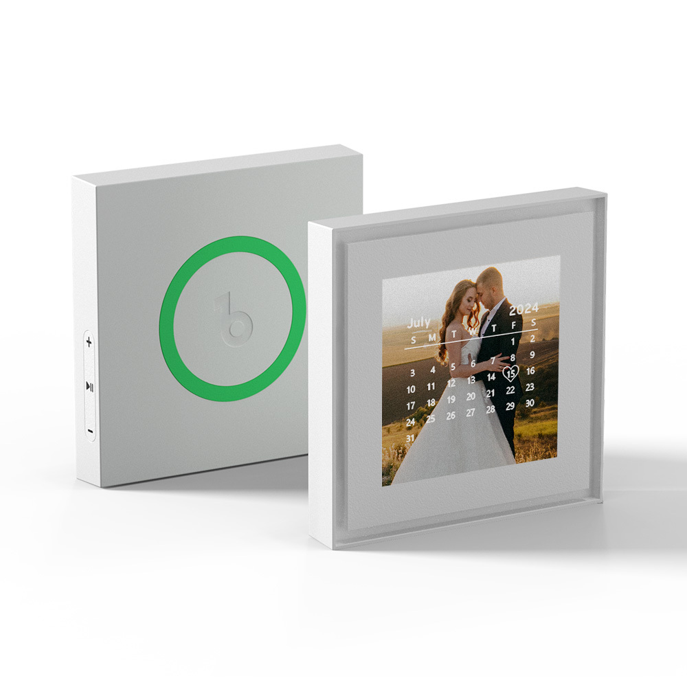 New 5.0 Upgrade Custom Music Fridge Magnet Can Customize 1-6 Songs and Photos Gifs for Couples