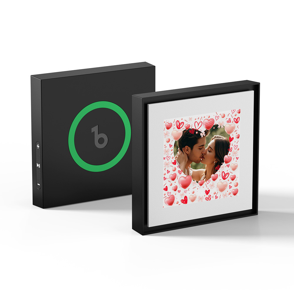 New 5.0 Upgrade Custom Music Fridge Magnet Can Customize 1-6 Songs and Photos Gifs for Couples