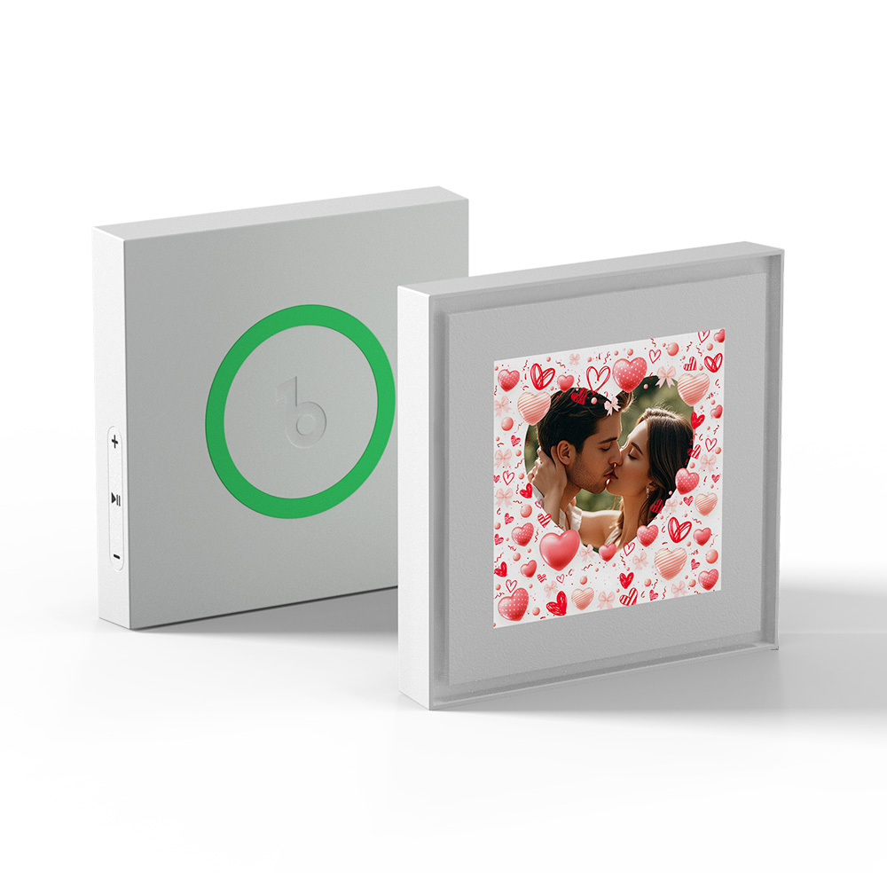 New 5.0 Upgrade Custom Music Fridge Magnet Can Customize 1-6 Songs and Photos Gifs for Couples