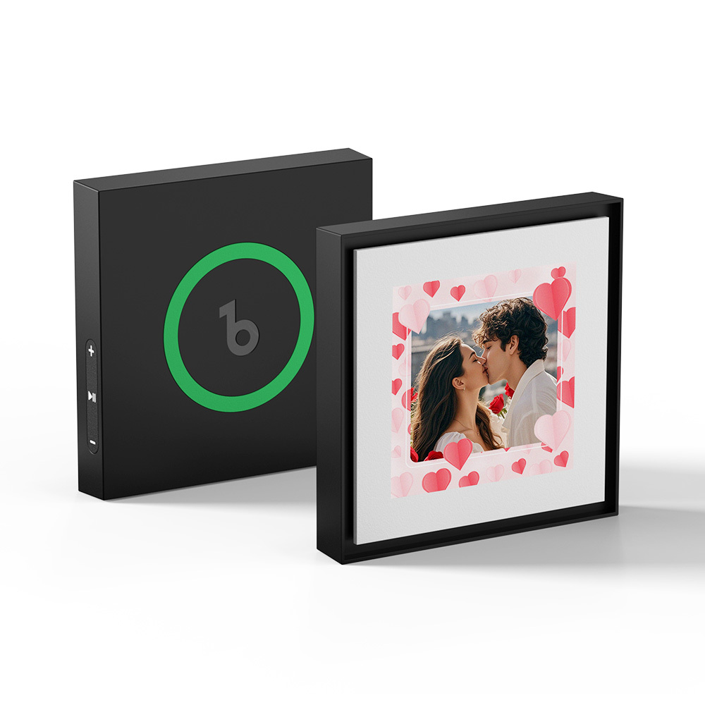 New 5.0 Upgrade Custom Music Fridge Magnet Can Customize 1-6 Songs and Photos Gifs for Couples