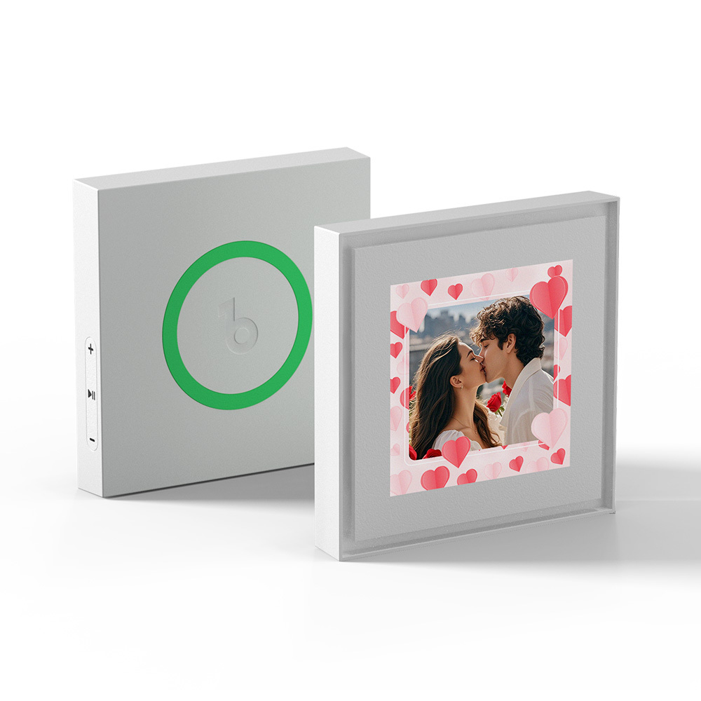 New 5.0 Upgrade Custom Music Fridge Magnet Can Customize 1-6 Songs and Photos Gifs for Couples