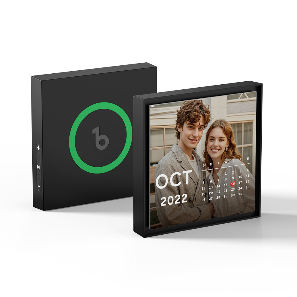New 5.0 Upgrade Custom Music Fridge Magnet Can Customize 1-6 Songs and Photos Gifs for Couples