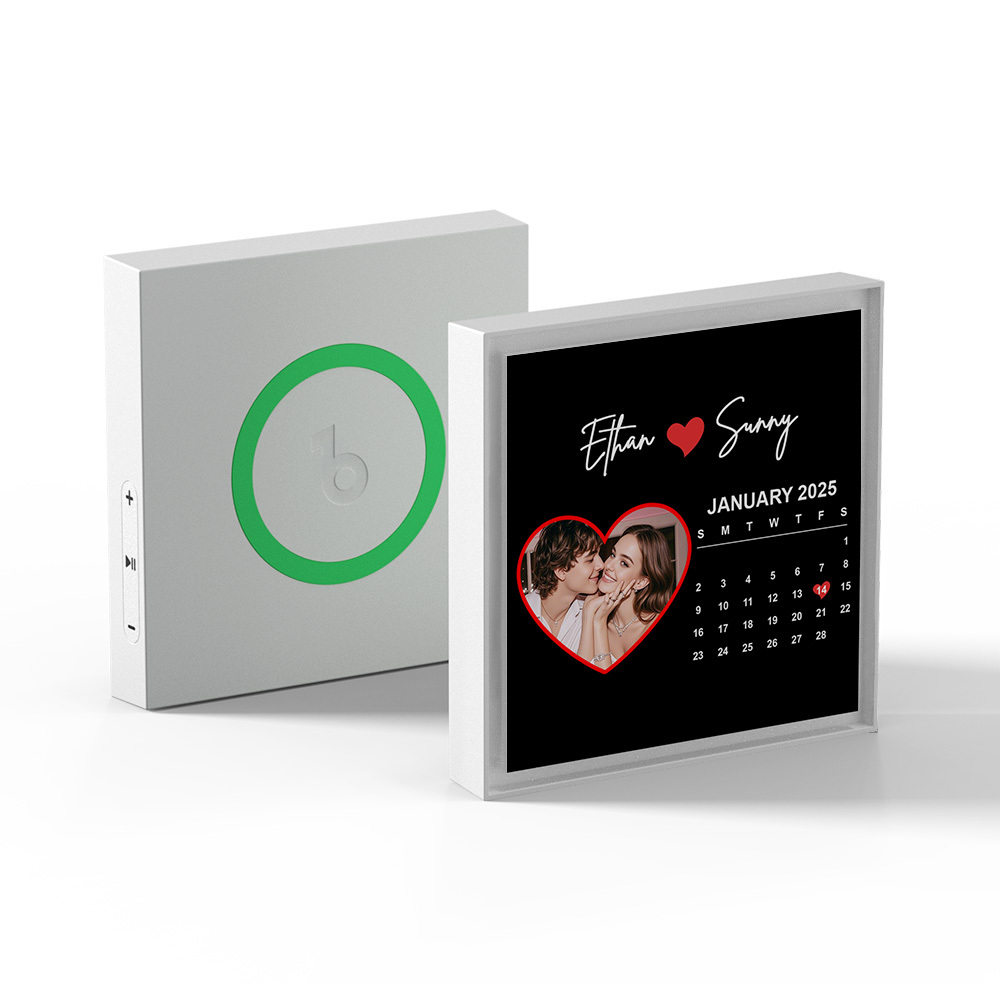 New 5.0 Upgrade Custom Music Fridge Magnet Can Customize 1-6 Songs and Photos Gifs for Couples
