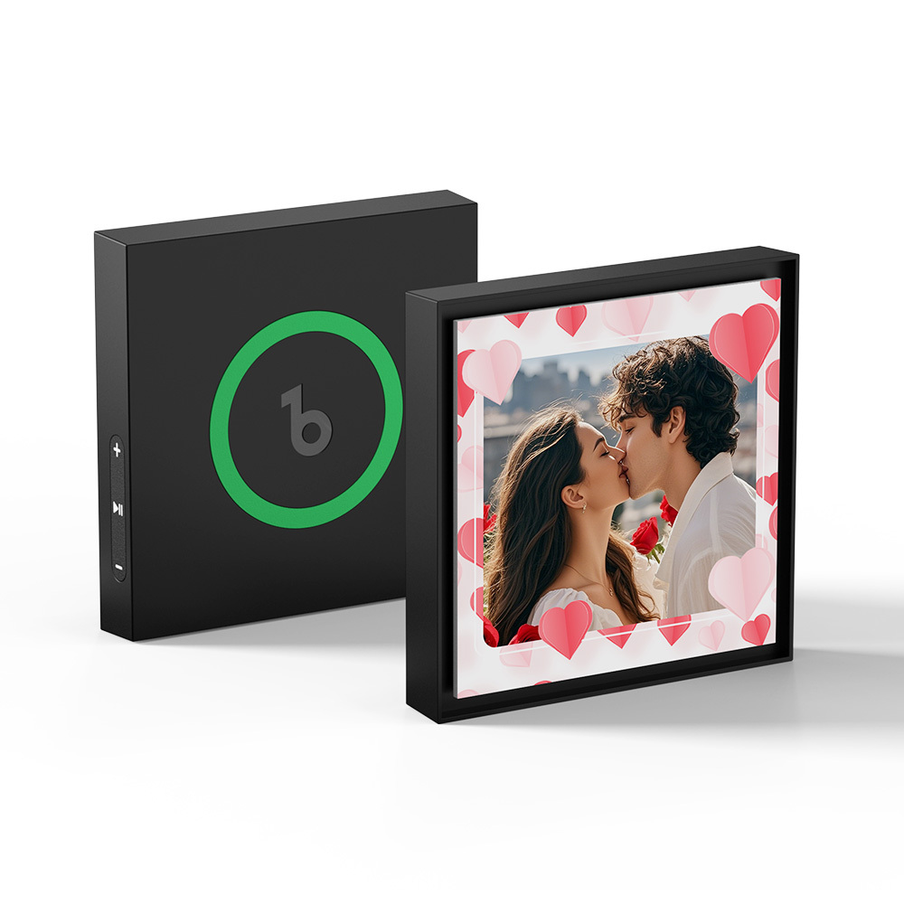 New 5.0 Upgrade Custom Music Fridge Magnet Can Customize 1-6 Songs and Photos Gifs for Couples