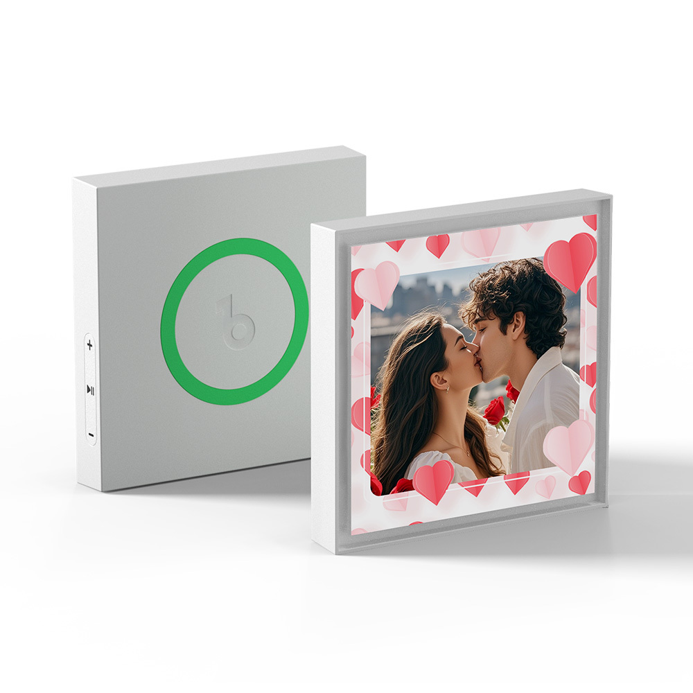New 5.0 Upgrade Custom Music Fridge Magnet Can Customize 1-6 Songs and Photos Gifs for Couples