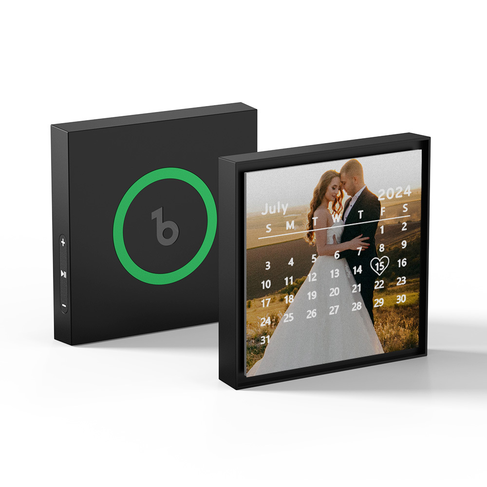 New 5.0 Upgrade Custom Music Fridge Magnet Can Customize 1-6 Songs and Photos Gifs for Couples