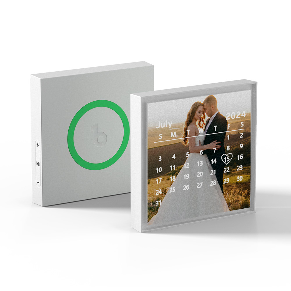 New 5.0 Upgrade Custom Music Fridge Magnet Can Customize 1-6 Songs and Photos Gifs for Couples