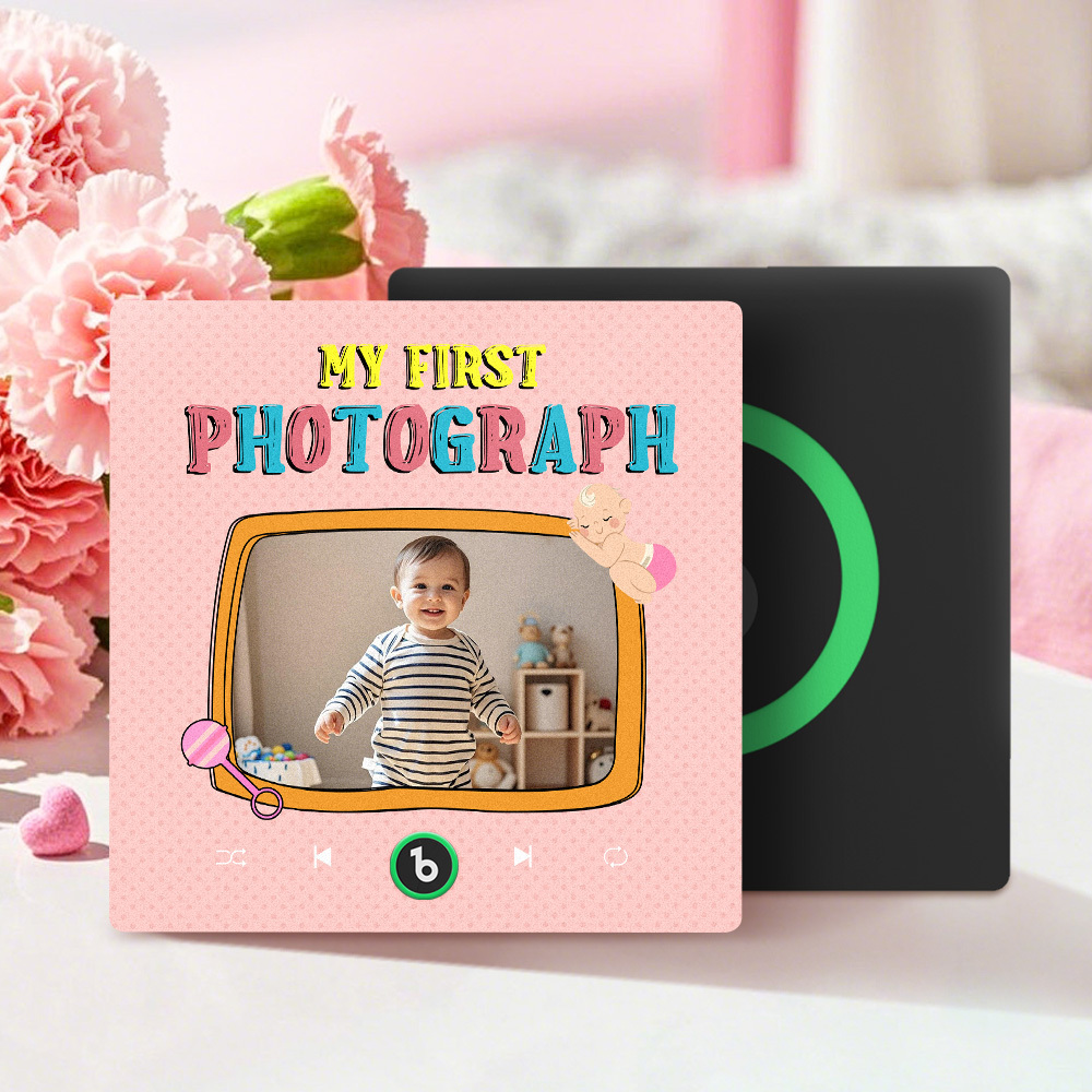 Mother's Day Gifts New 4.0 Upgrade Custom Music Fridge Magnet Colorful Frame Album Fridge Magnet Can Play Songs Gift for Mom