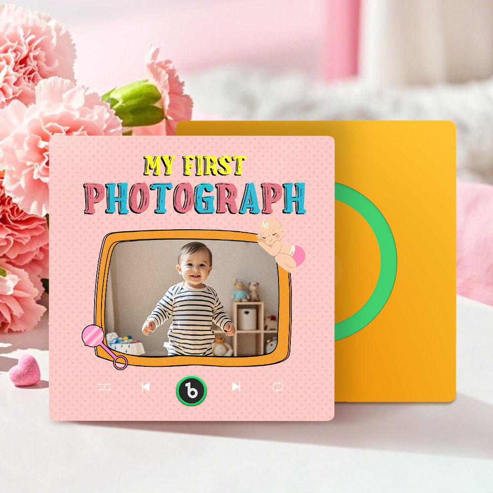 Mother's Day Gifts New 4.0 Upgrade Custom Music Fridge Magnet Colorful Frame Album Fridge Magnet Can Play Songs Gift for Mom