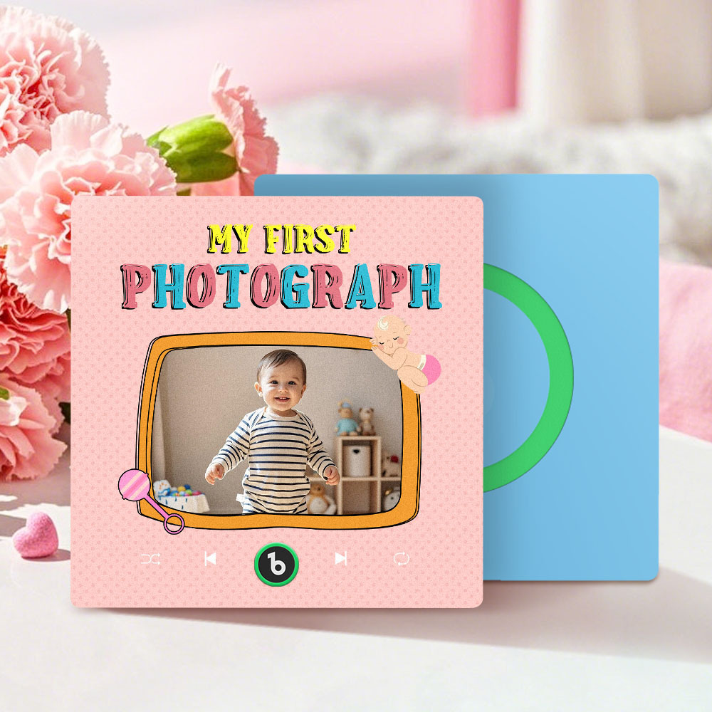 Mother's Day Gifts New 4.0 Upgrade Custom Music Fridge Magnet Colorful Frame Album Fridge Magnet Can Play Songs Gift for Mom