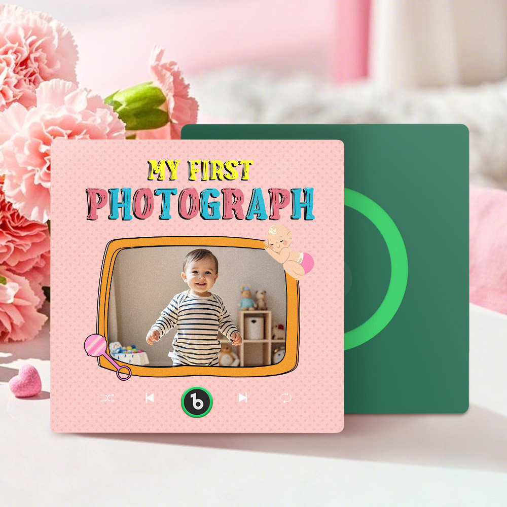 Mother's Day Gifts New 4.0 Upgrade Custom Music Fridge Magnet Colorful Frame Album Fridge Magnet Can Play Songs Gift for Mom